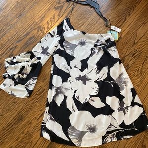 Cece new one shoulder dress